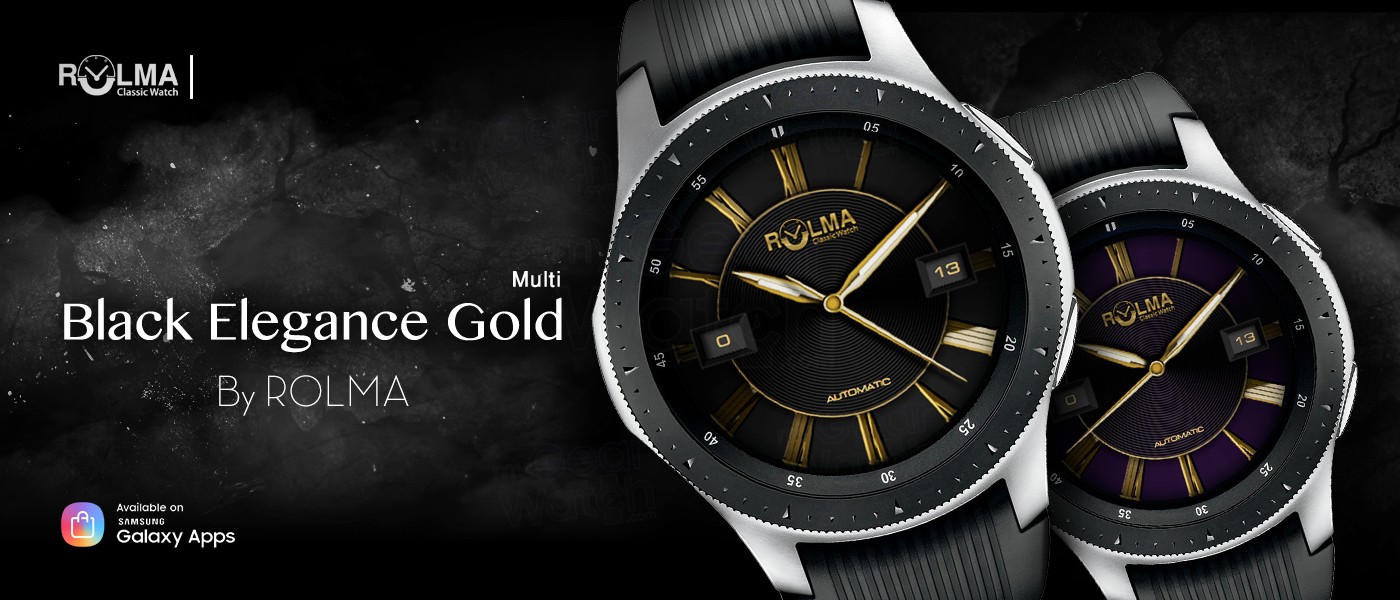 Rolma Black Elegance Gold Multi