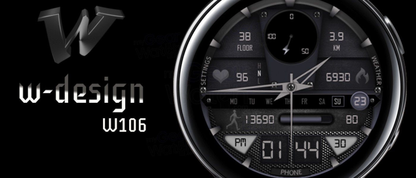 W-Design W106 Analog Digital 12H-24H