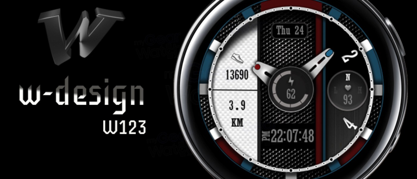 W-Design W123 Analog Digital 12H-24H