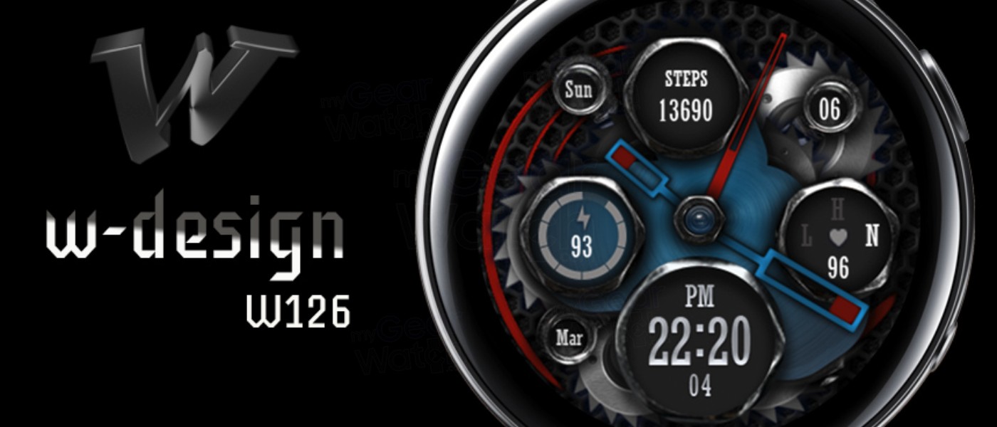 W-Design W126 Analog Digital 12H-24H