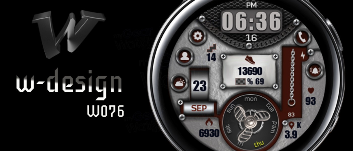 W-Design W076 Analog Digital 12H-24H