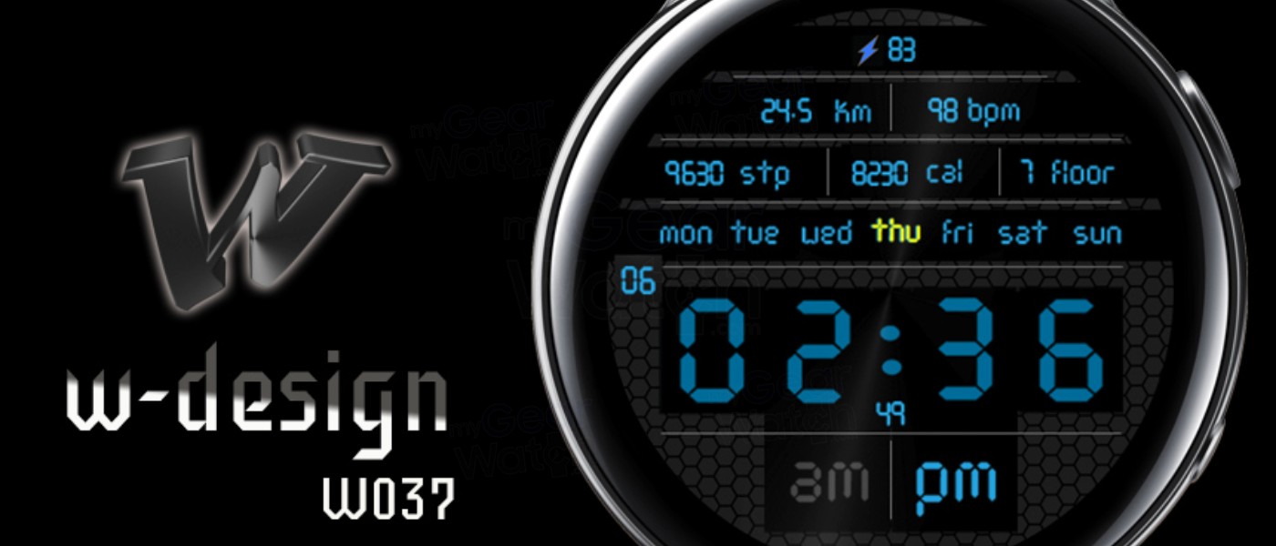 W-Design W037 Digital 12H-24H