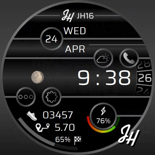 JH16 – Multicolor Premium Digital Watch Face